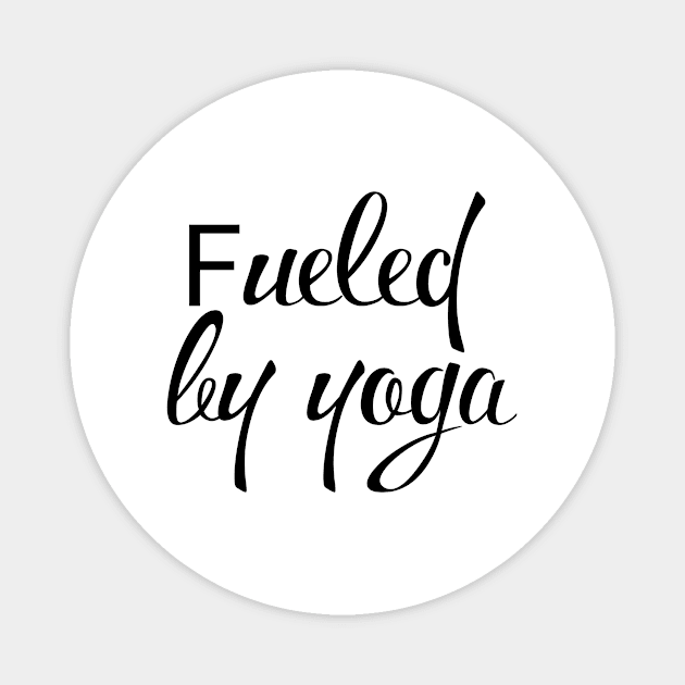 Fueled By Yoga Magnet by Jitesh Kundra